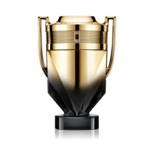 Rabanne Invictus Elixir 100ml - мъжки парфюм флакон с форма на шампионски трофей в златисто и черно