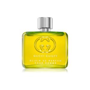 Gucci Guilty Pour Homme парфюм за мъже - правоъгълно шише с течност цвят на лимон