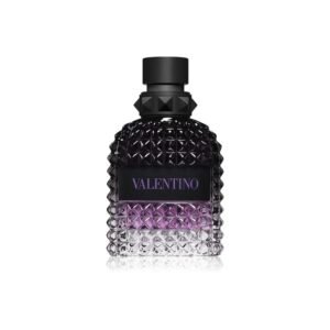 Valentino Born In Roma Purple Melancholia Uomo - мъжки парфюм бутилка с уникален дизайн